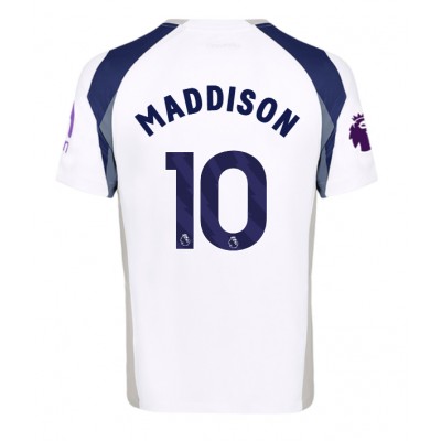 Moški Nogometni dresi Tottenham Hotspur James Maddison #10 Domači 2025-26 Kratek Rokav Moški Nogometni dresi Tottenham Hotspur James Maddison #10 Domači 2025-26 Kratek Rokav